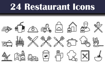 Restaurant Icon Set
