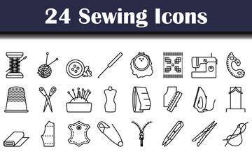 Sewing Icon Set