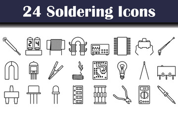 Soldering Icon Set