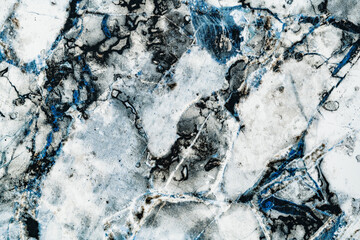 Blue Marble Granite Stone Background