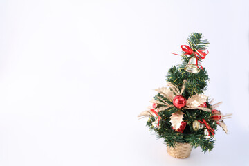 かわいいクリスマスツリーのイメージ素材