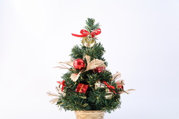 かわいいクリスマスツリーのイメージ素材