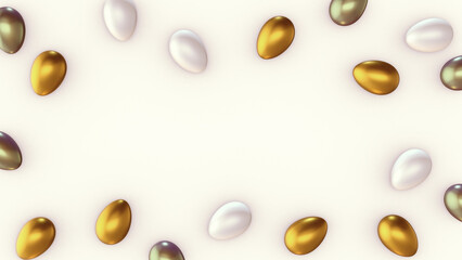 Happy Easter background with copy space	