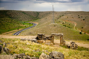 8 May 2022 Diyarbakir Turkey. Zerzevan castle border headquarters of the Roman Empire