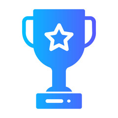 trophy gradient icon