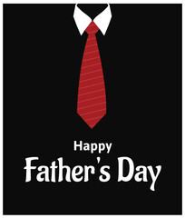 Elegant happy fathers day background Vector Illustration