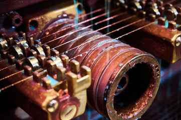Coil winder machine with jackshafts copper wire drawing die