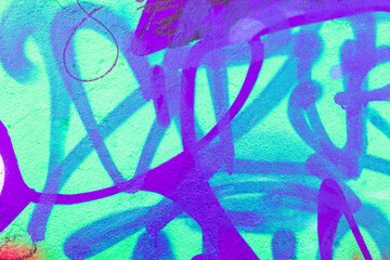 Abstract colorful teal, purple, blue urban wall texture. Modern pattern for wallpaper design...