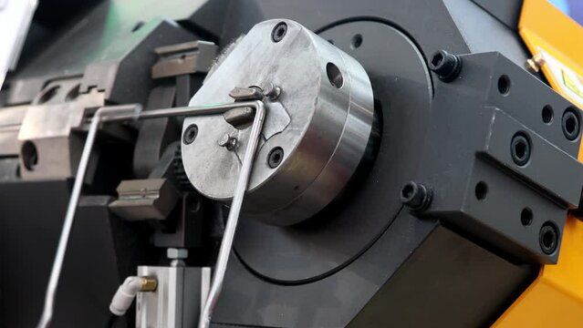 CNC machine for three-dimensional wire bending