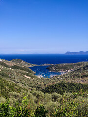 Fototapeta na wymiar landscape of lefkada island
