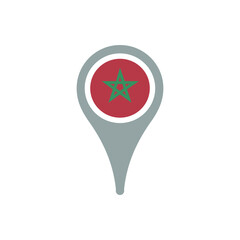 Colour icon for Morocco Flag Map