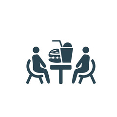 Vector illustration, coffee icon, snack bar, travel and camping. Flat design.