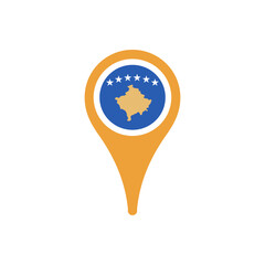 Colour icon for Kosovo Flag Map