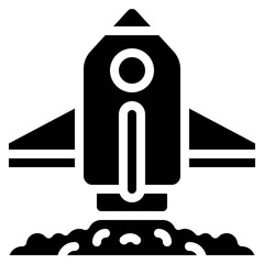 Space Craft Launch Icon