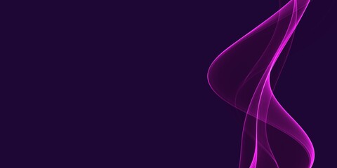 Naklejka premium Pink wavy modern design colorful banner background