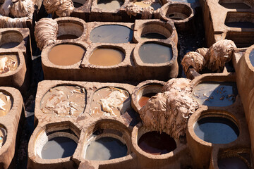 Chouara Tannery in Fez, Morocco