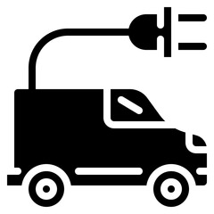 Electric Van Icon