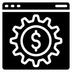 Online Money Management Icon