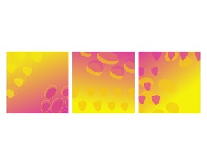 yellow pink summer background with gradient spots,lines, circles for advertising, business,poster, postcard
