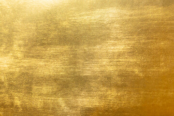 Gold abstract background or texture and gradients shadow horizontal shape