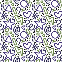 Abstract seamless pattern for fabrics and textiles and packaging and linens and gifts and cards and hobbies