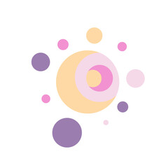 Abstract illustration of the moon, stars, sun on a white background isolated. The logo can be used for astrological and magical design