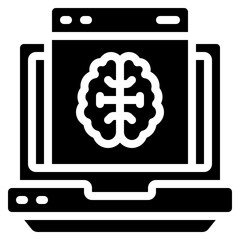 Obraz premium Artificial Intelligence Icon