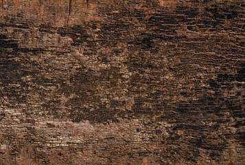 Brown wooden background, close-up wood structure
