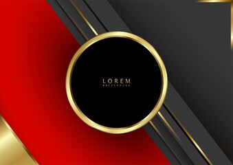 red and gold background