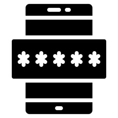 Secure Mobile Device Icon