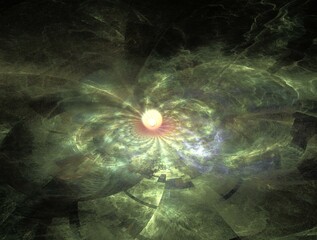 Imaginatory fractal abstract background Image