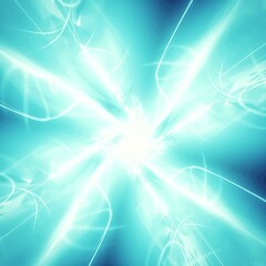 青い光線のイラスト