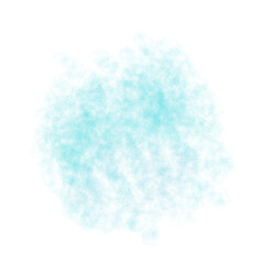 blue spot for text on a white background, web, creative. hand painted