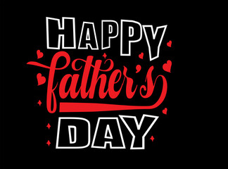 Awesome eye-catching father's day t-shirt design vector 
 template