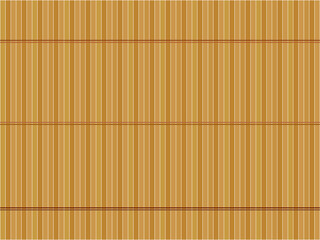 Brown Bamboo Stick Pattern Background.Seamless wooden Wall Pattern. Vector