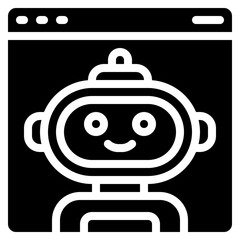 AI Web Assistant Icon