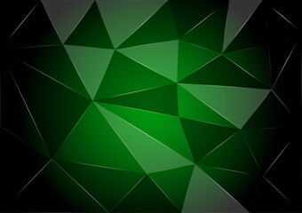 Obraz premium Emerald graphic card background design 