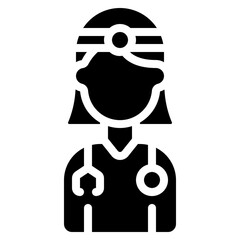 Doctor Woman Icon