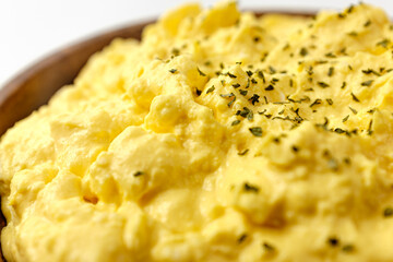 Egg Mayo on a white background