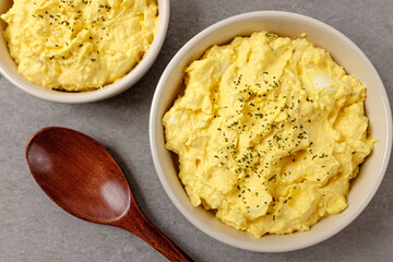 Egg Mayo Salad with Eggs and Mayonnaise