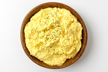 Egg Mayo on a white background