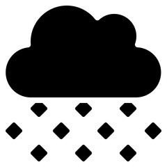 Hail Cloud Icon