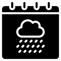 Rain Schedule Icon