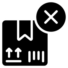 Fototapeta premium Incomplete Delivery Icon