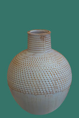 Decorative pottery jug