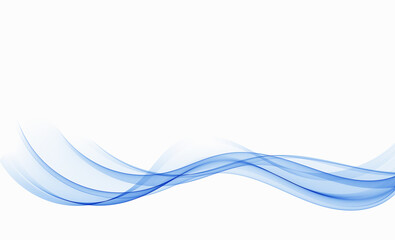 Abstract wavy transparent blue wave background.Design element.