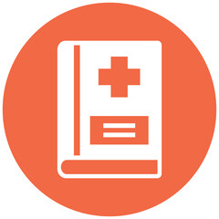 Fototapeta premium Medical Book Icon