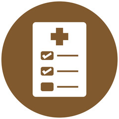 Obraz premium Medical Prescription Icon
