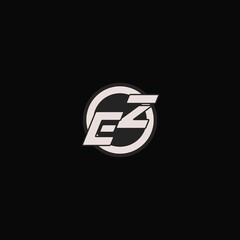 Initial EZ logo circle line style, simple esport team logo design © Abdul