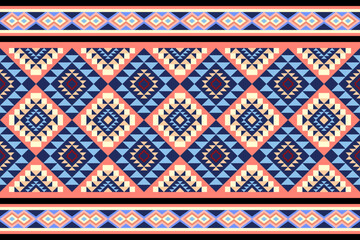 Tribal ornament pattern. Aztec towel, yoga mat. Used for textile, greeting business card background, phone case print, fabric, stained glass
